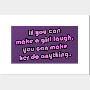 Make her laugh Posters and Art